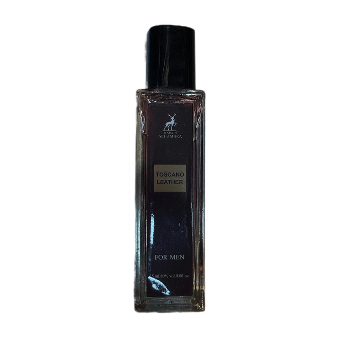 عطر جیبی مردانه مدل Tom Ford Tuscano Leather حجم 35 میلیلیتر