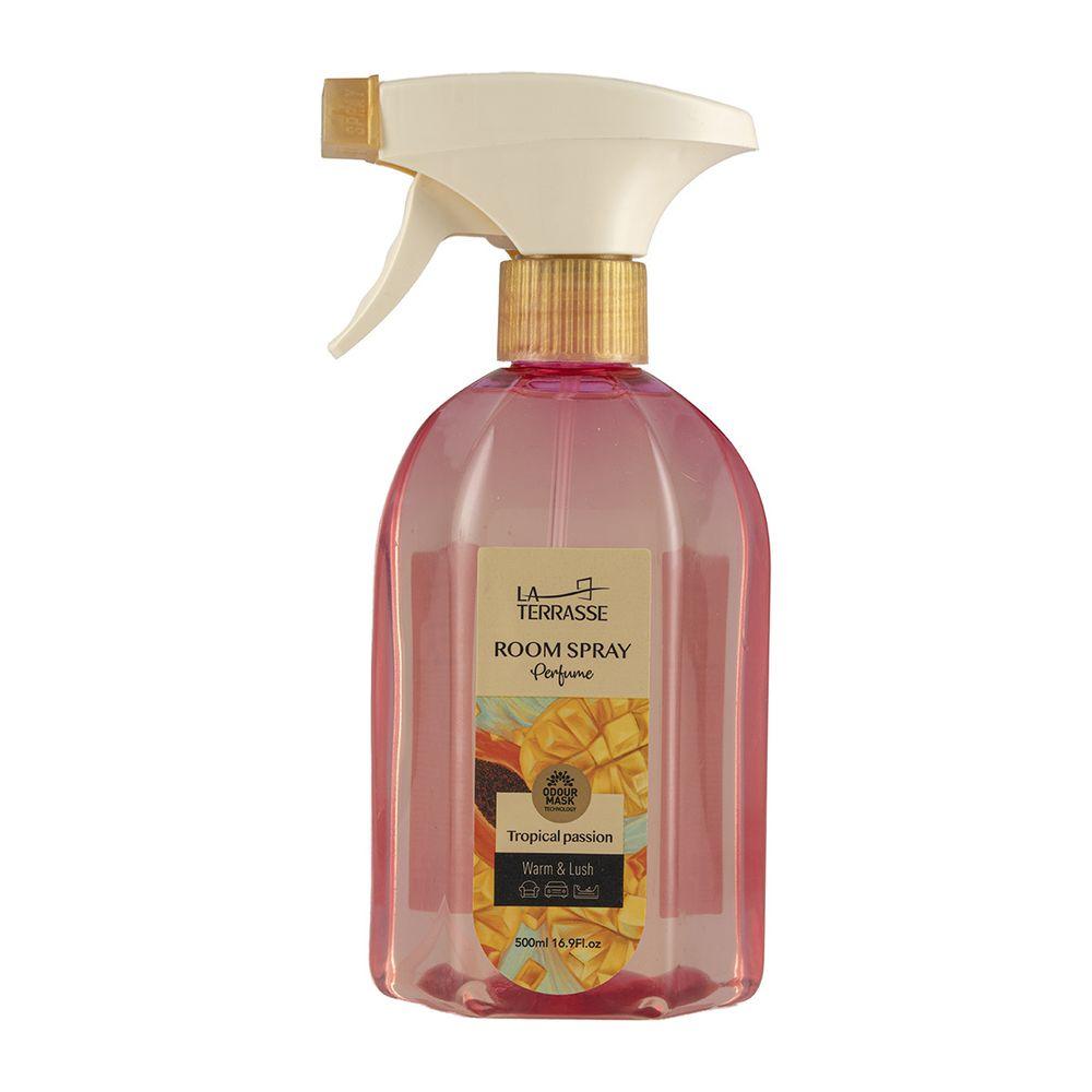 اسپری خوشبو کننده محیط و هوا مدل Tropical Passion حجم 500 میلی لیتر لاتراس — تصویر ۱