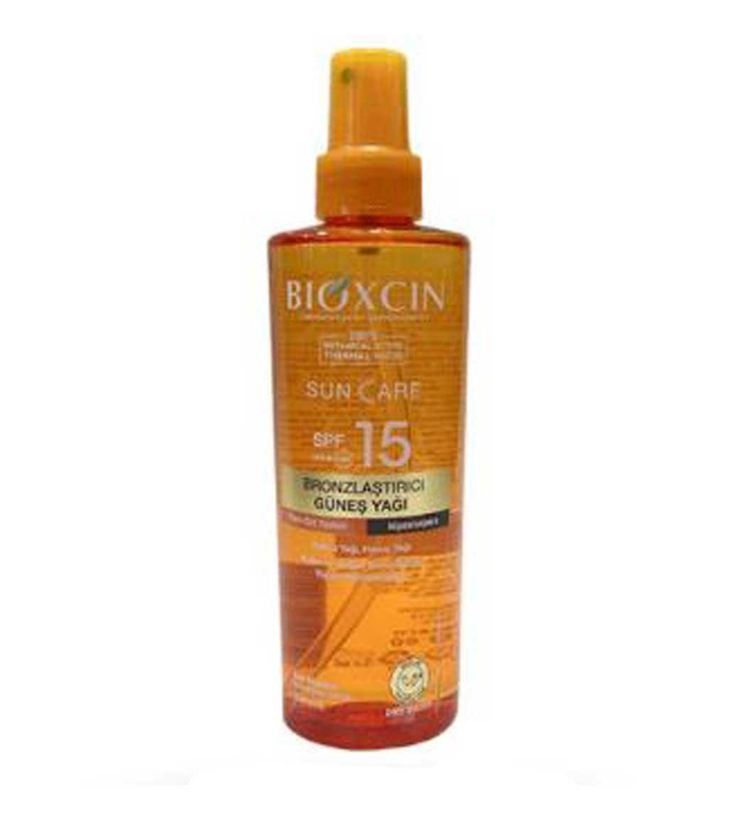 اسپری روغن برنز کننده دارای spf15 حجم 200 میل