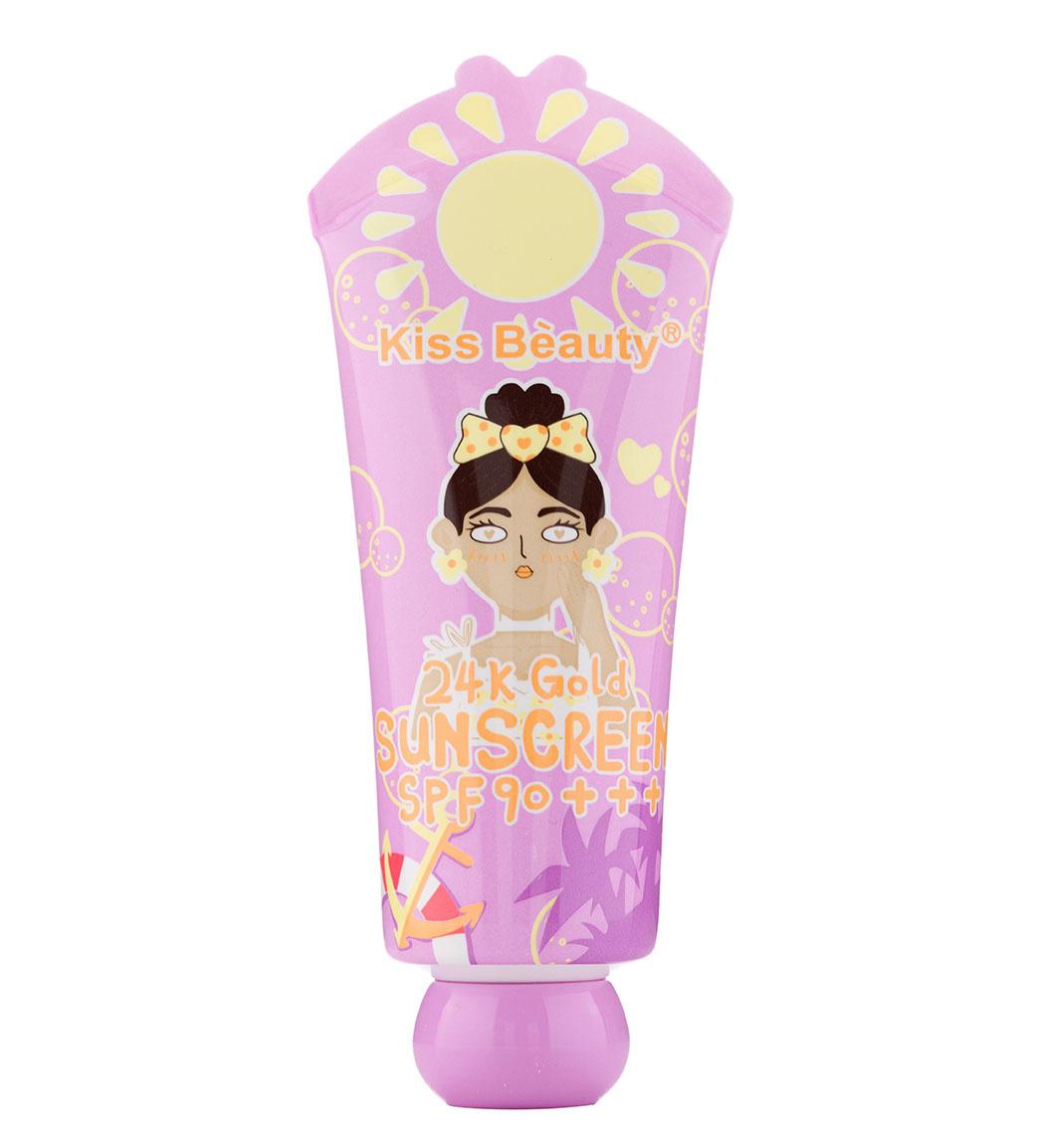 کرم ضد آفتاب SPF90 حاوی طلا 24K حجم 75 میل