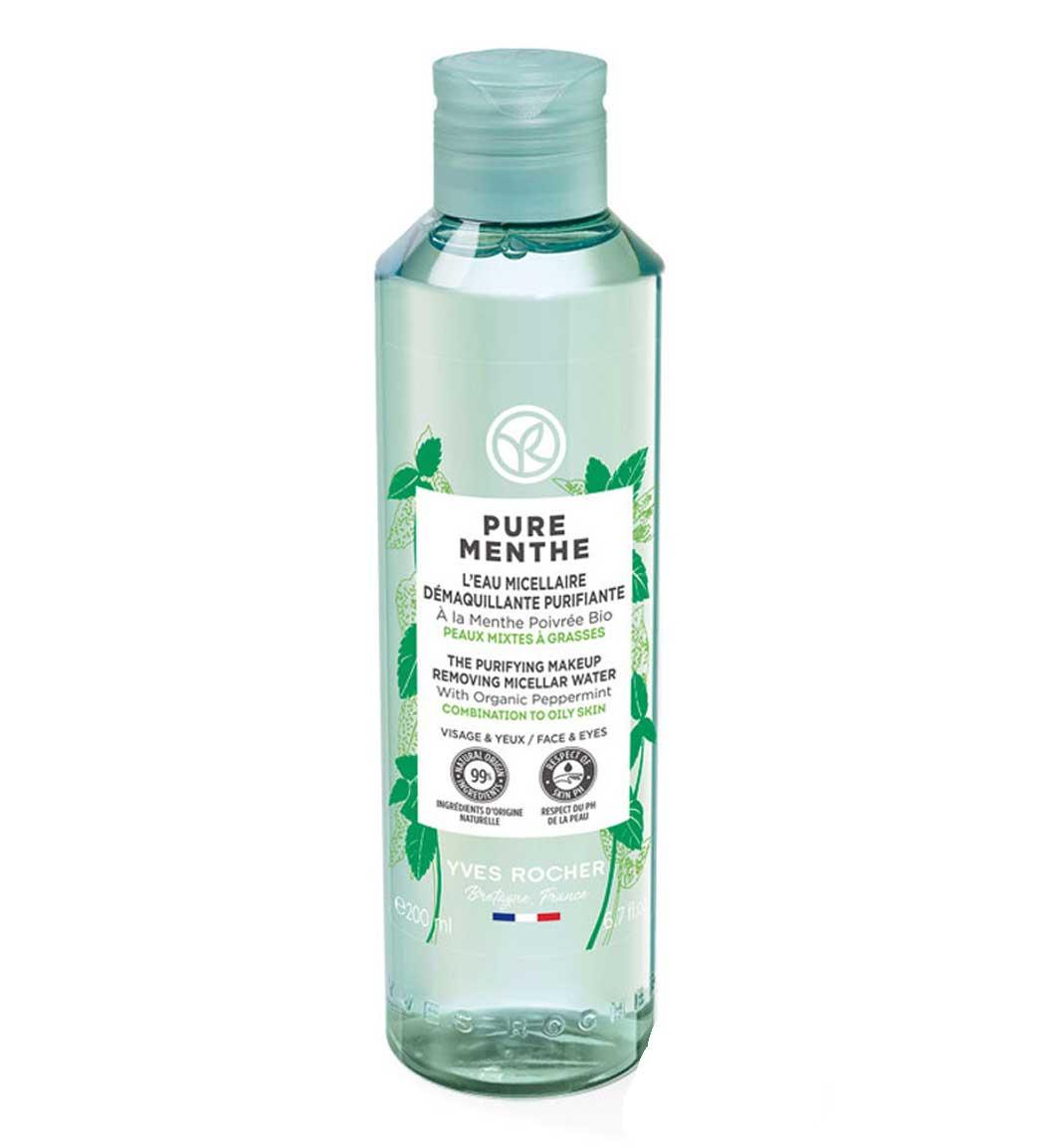 میسلار واتر پاک کننده مناسب پوست های چرب و لک دار مدل Pure Menthe حجم 200 میل