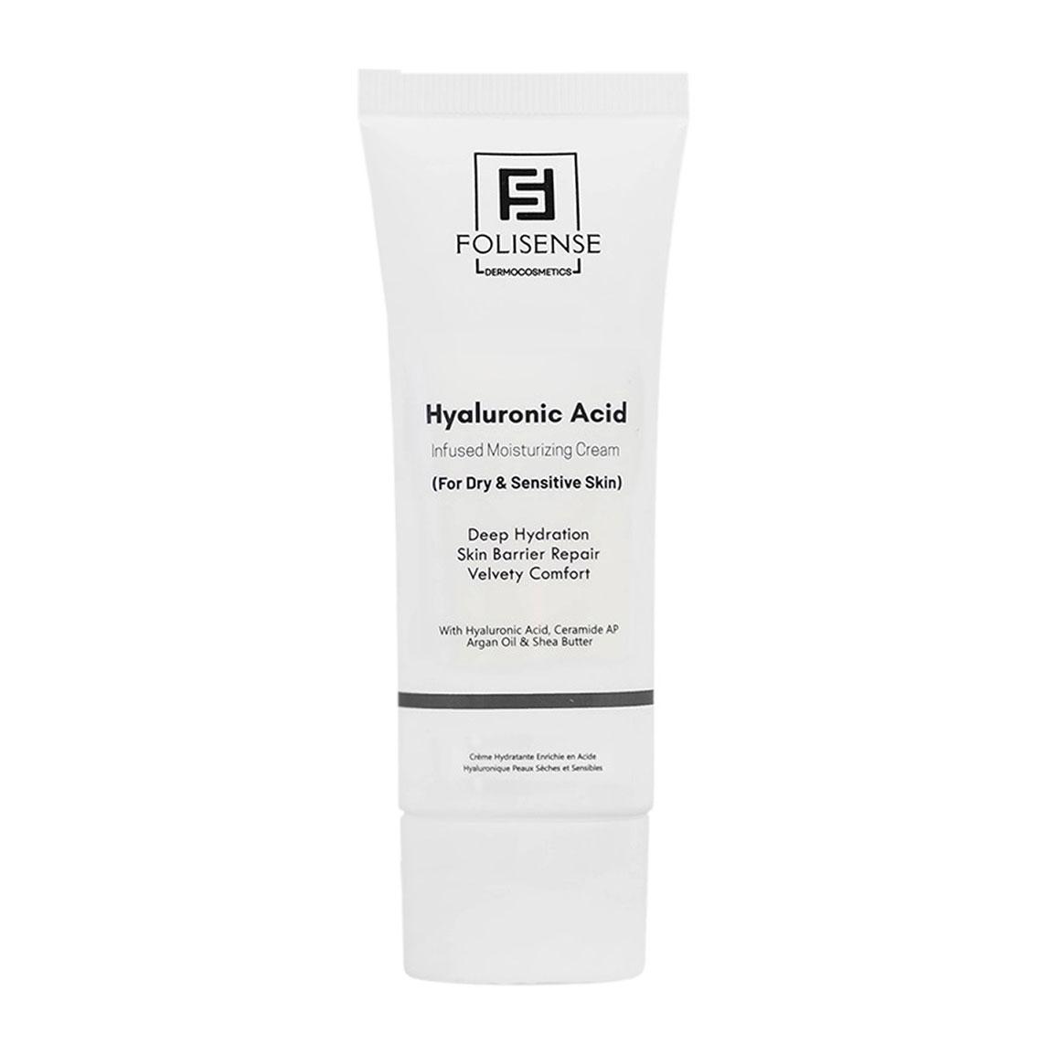 کرم مرطوب کننده مدل Hyaluronic Acid مناسب پوست خشک و حساس حجم 40 میلی لیتر