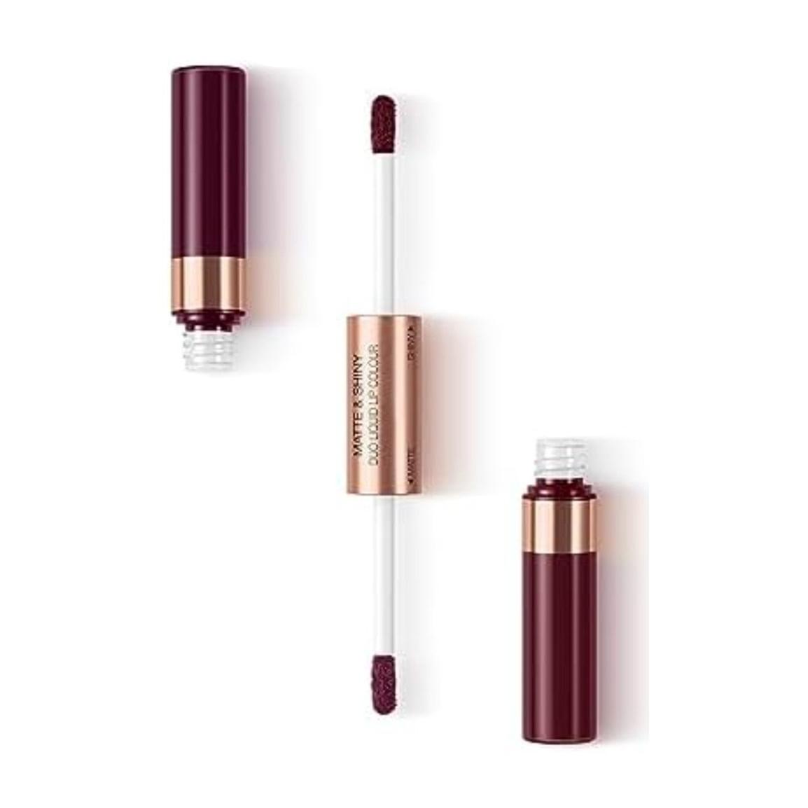 رژ لب مایع دوطرفه مات براق مدل Matte And Shine