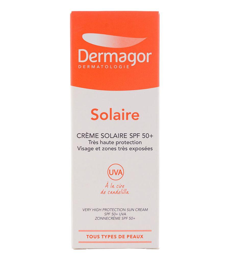 کرم ضد آفتاب بی رنگ دارای spf 50 مناسب پوست نرمال تا خشک حجم 40 میل درماگور — تصویر ۴