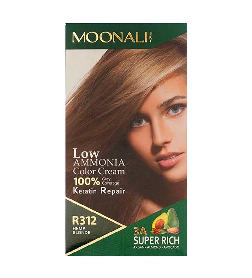 کیت رنگ مو شماره R312 بلوند کنفی حجم 100 میل