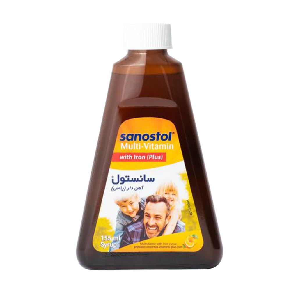 شربت Multi Sanostol به همراه آهن حجم 155 میلی لیتر