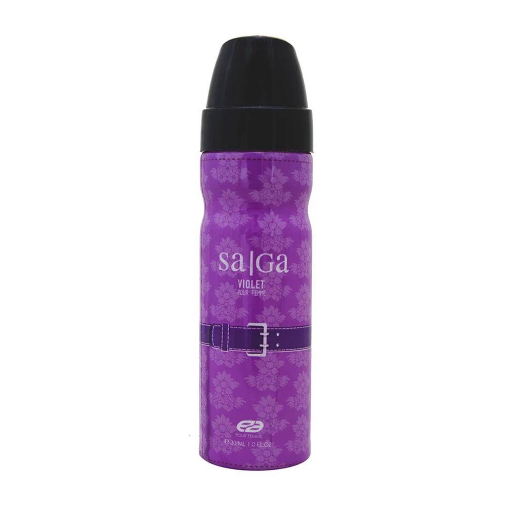عطر جیبی زنانه مدل Saga Violet حجم 30 میلی لیتر