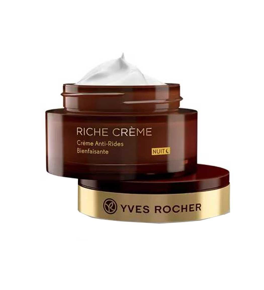 کرم شب ضد چروک و بازسازی کننده مدلRiche Creme مناسب پوست خشک حجم 50 میل