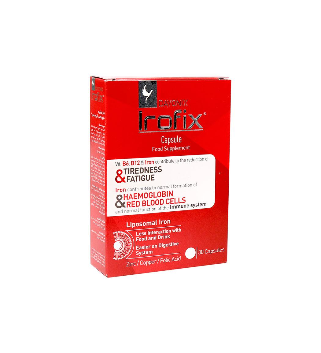 کپسول مدل Irofix بسته 30 عدد