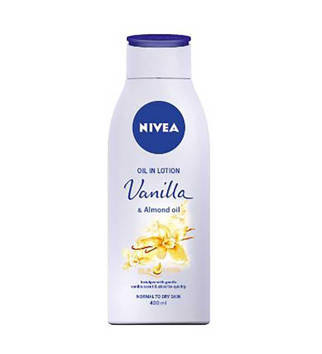 لوسیون بدن مدل Vanilla And almond oil حجم 400 میلی لیتر