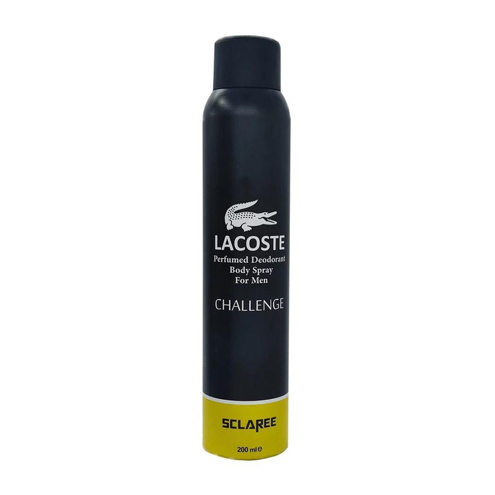اسپری بدن مردانه مدل Lacoste Challenge حجم 200 میلی لیتر