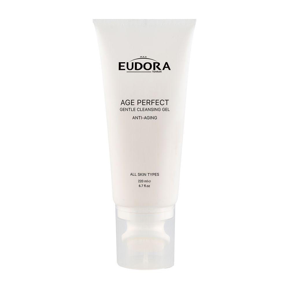 ژل شستشو صورت مدل Anti Aging سری Age Perfect حجم 220 میلی لیتر ادورا مکس
