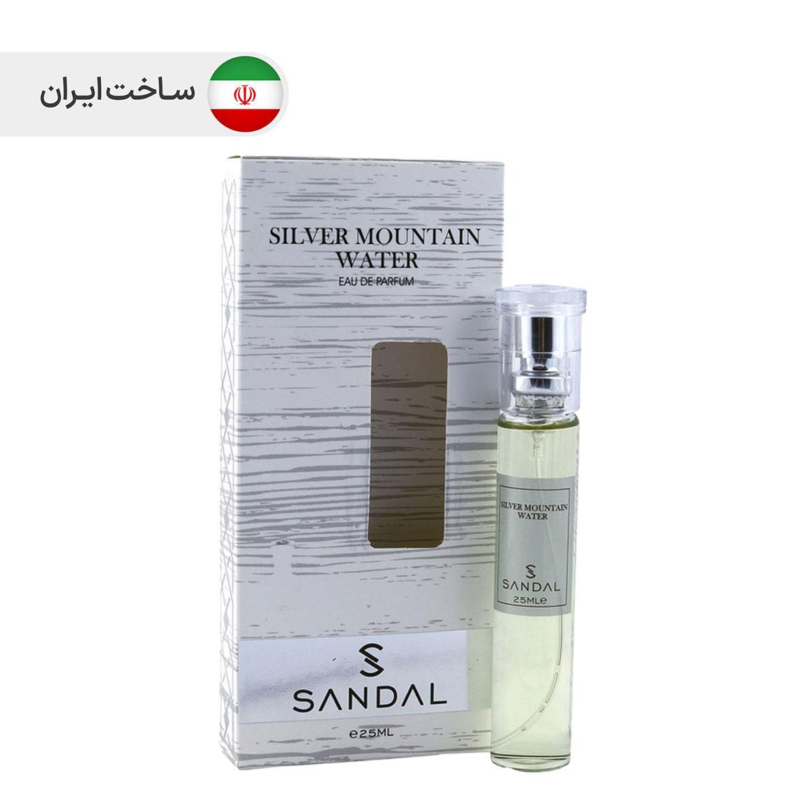 عطر جیبی مردانه مدل Silver Mountain Water حجم 25میل