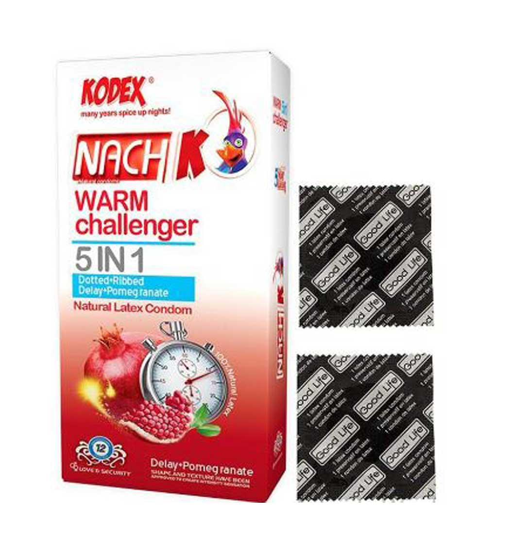 کاندوم مدل Warm Challenger بسته 12 عددی به همراه کاندوم گود لایف مدل کلاسیک مجموعه 2 عددی