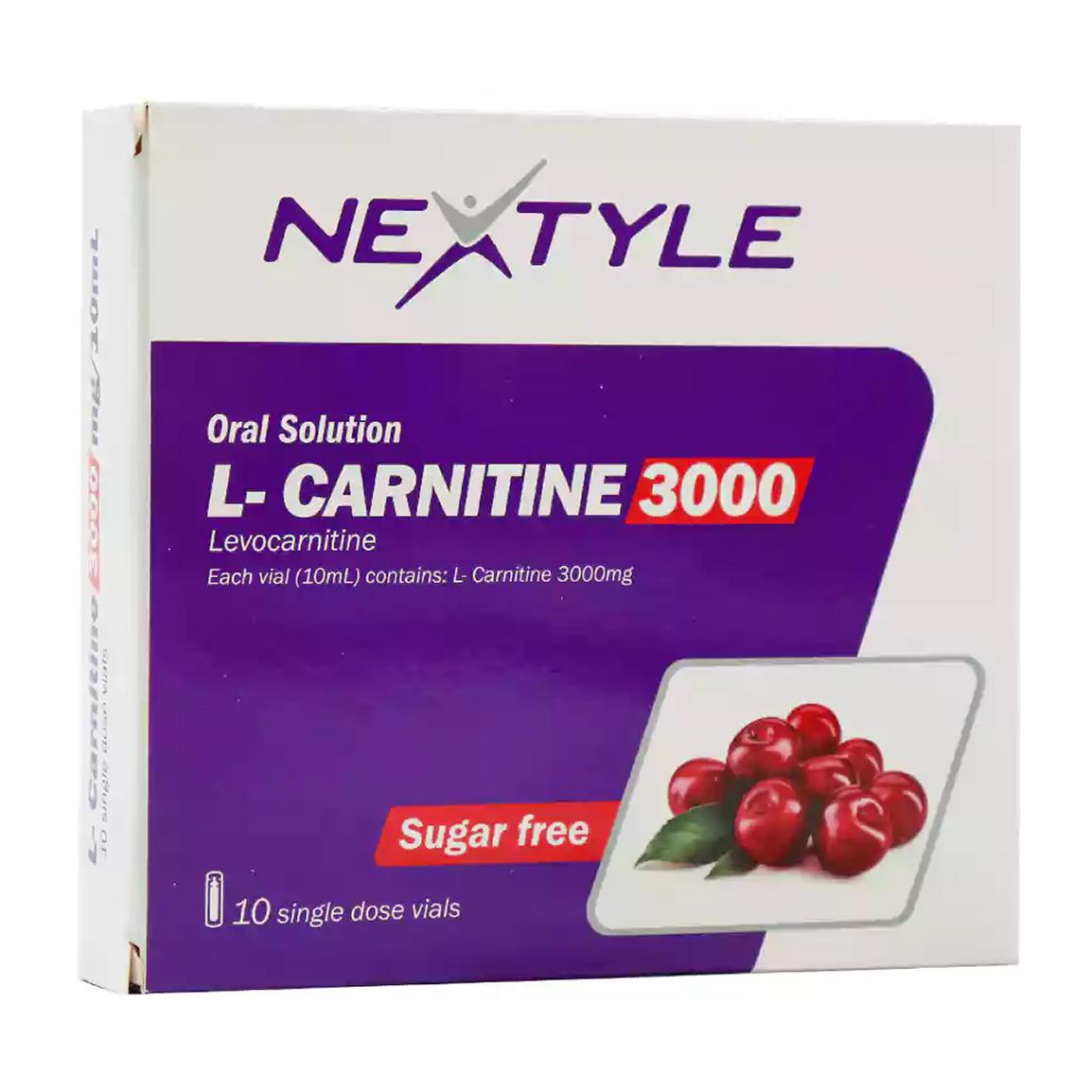 ویال خوراکی ال کارنیتین 3000 میلی گرم بسته 10 عددی