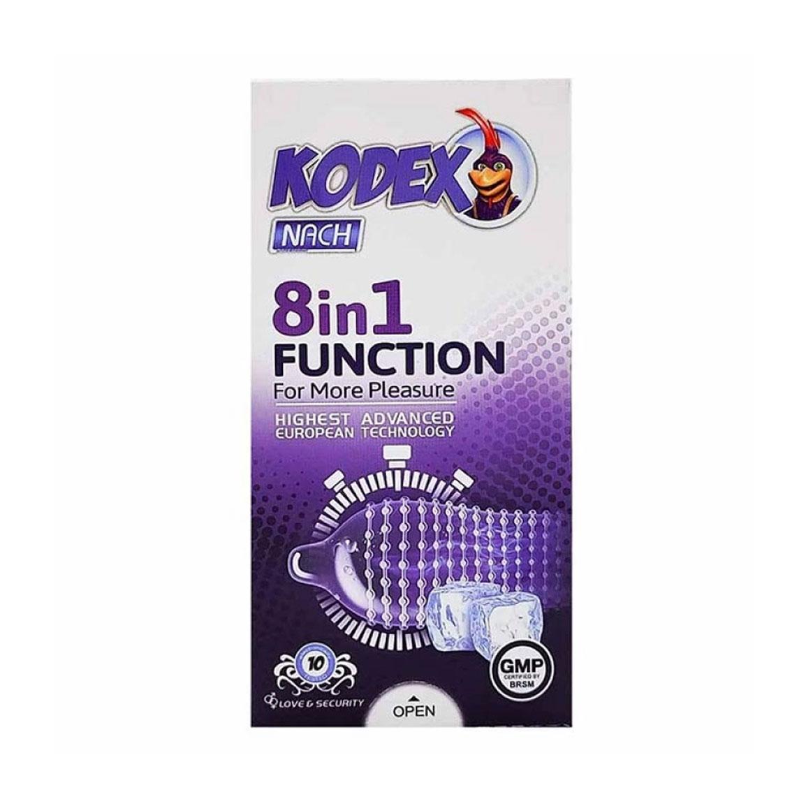 کاندوم مدل 8In1 Function بسته 10 عددی
