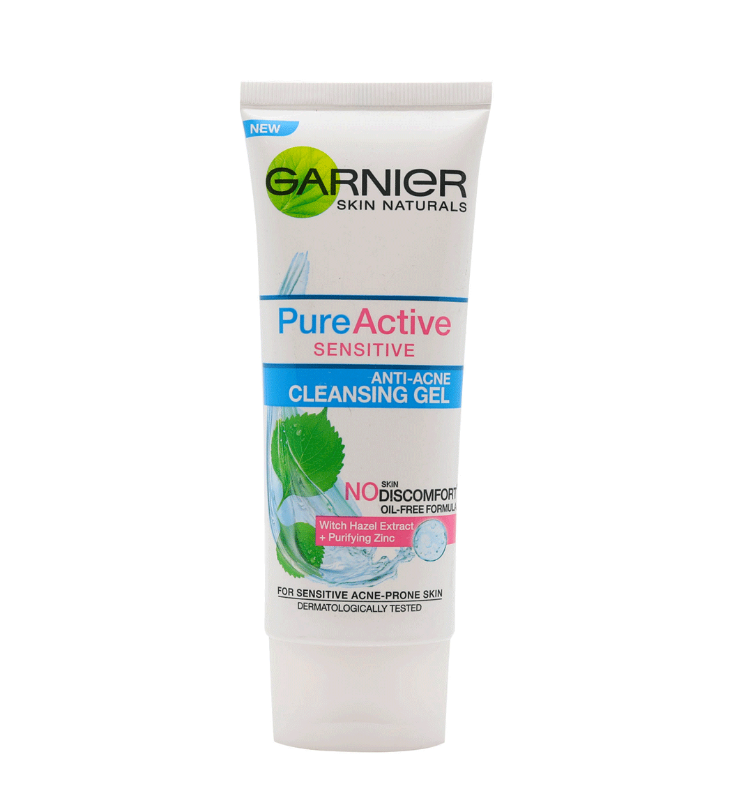 فوم شستشو ضد جوش مدل Pure Active حجم 100میل گارنیه