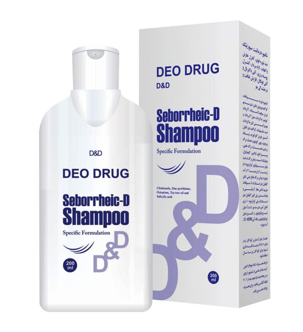 شامپو مدل Seborrheic-D حجم 200میل