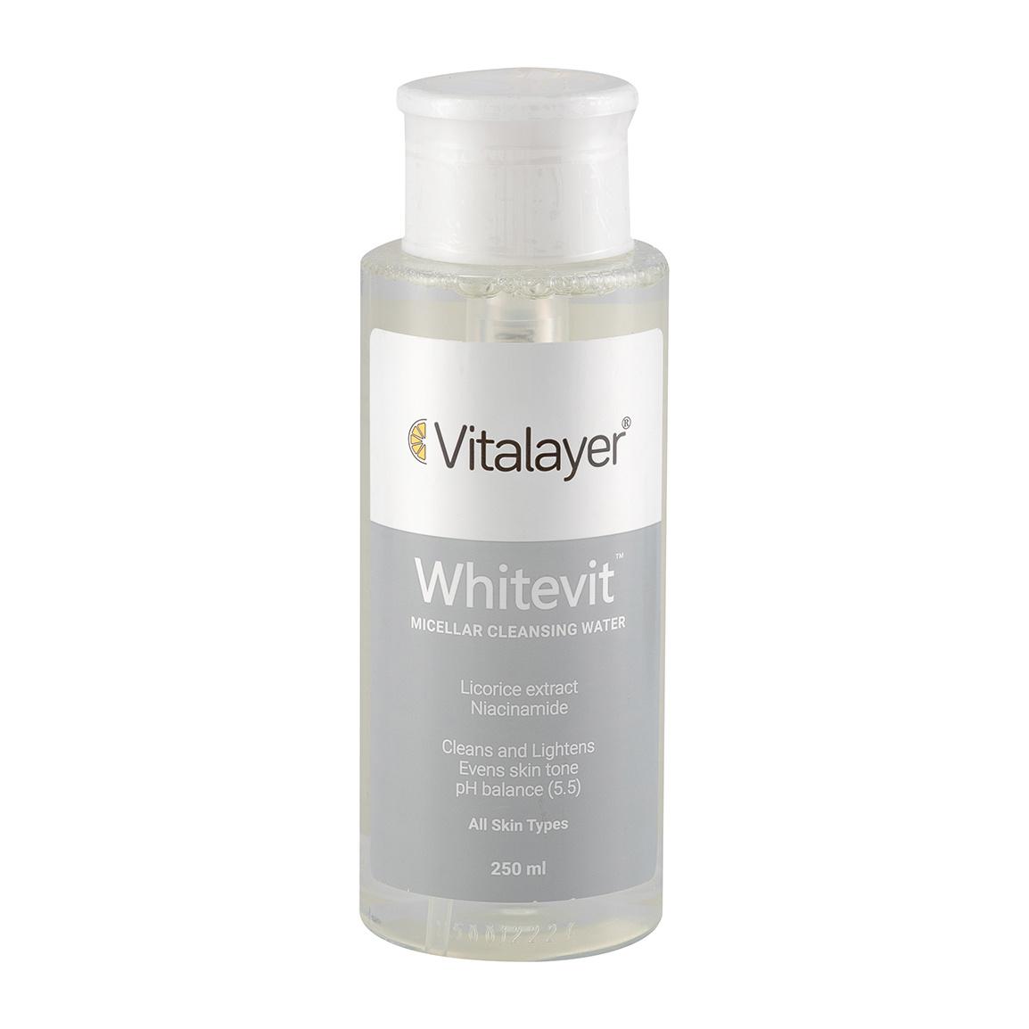میسلار واتر مدل Whitevit حجم 250 میلی لیتر