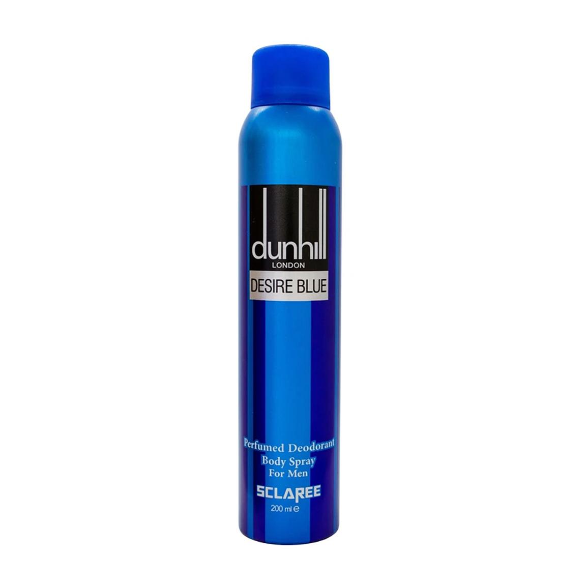 اسپری بدن مردانه مدل Dunhill Desire Blue حجم 200 میلی لیتر