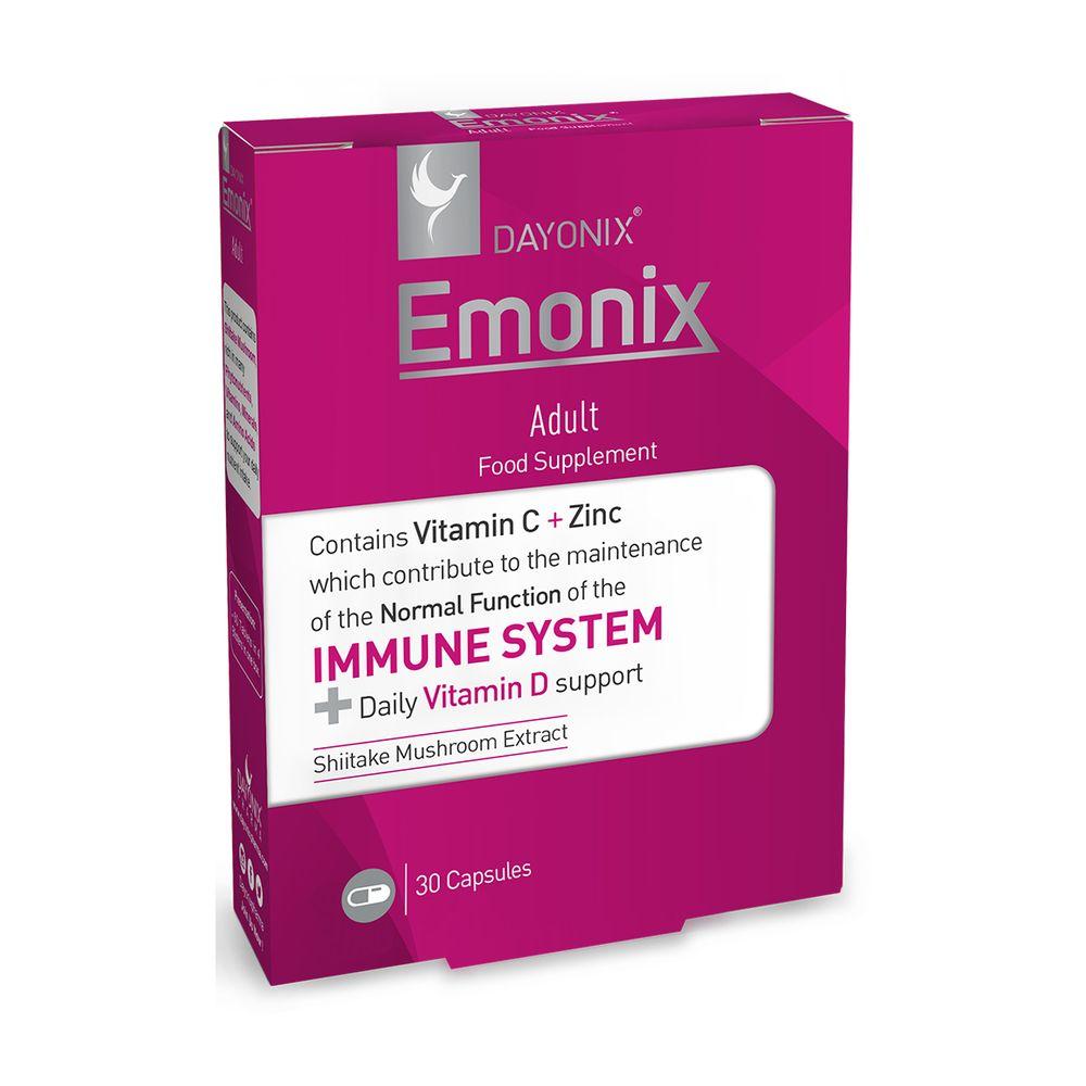 کپسول تقویت سیستم ایمنی مدل Emonix بسته 30 عددی