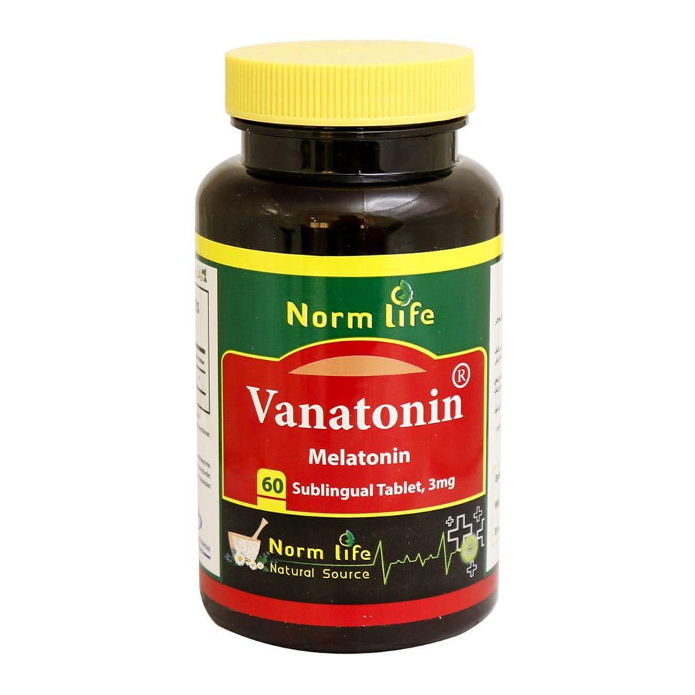 قرص زیر زبانی Vanatonin Melatonin 3 بسته 60 عددی