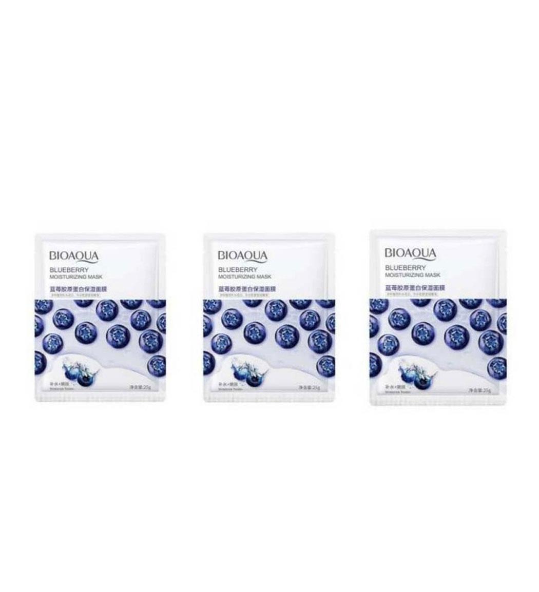 پک 3 عددی ماسک صورت مدل Blueberry