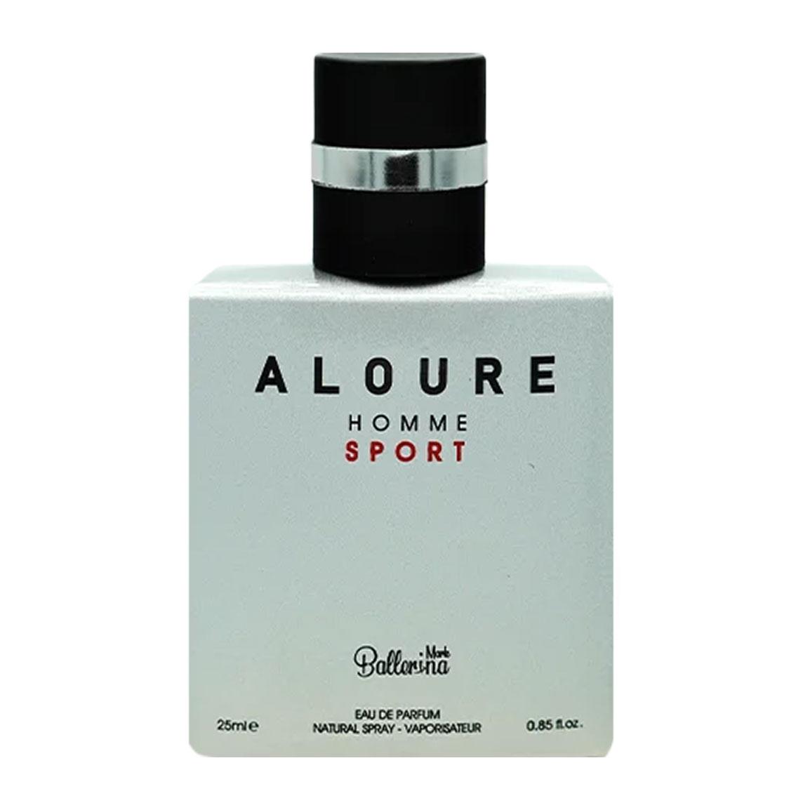 عطر جیبی مردانه مدل Aloure Sport حجم 25 میلی لیتر