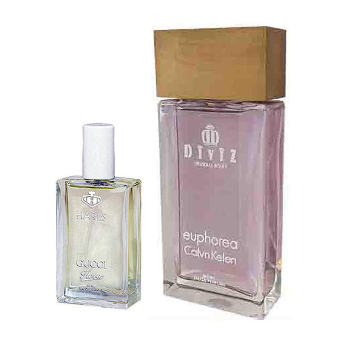 پک 2 عددی ادوپرفیوم زنانه مدل Gucci Flora حجم 50 میلی لیتر و ادوپرفیوم مدل Calvin Klein Euphoria حجم 100 میلی لیتر