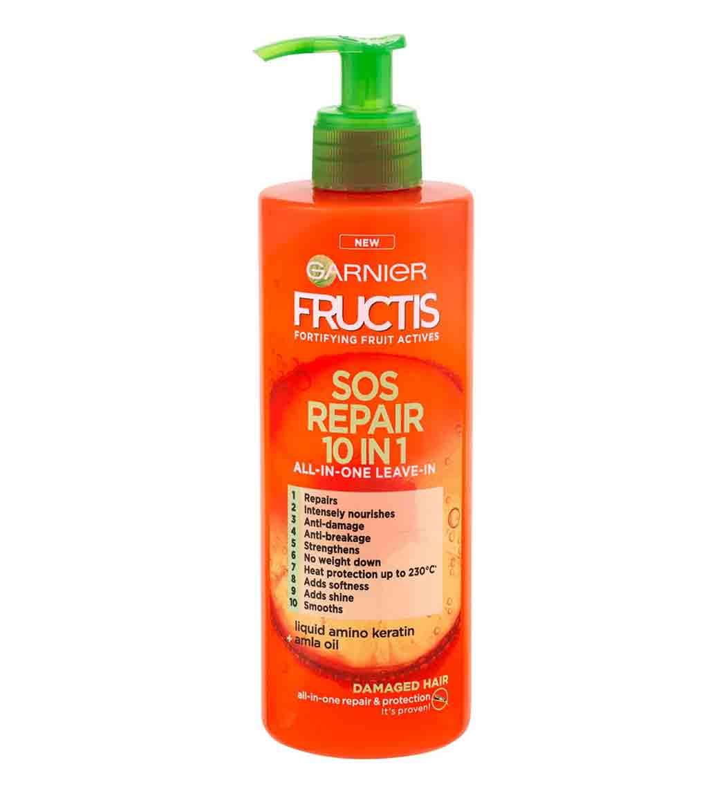 کرم مو نرم و ترمیم کننده 10 کاره مدل Garnier Sos Repair حجم 400 میل