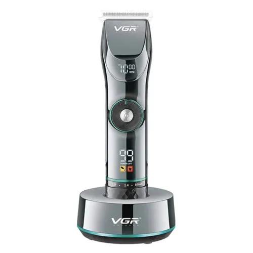 ماشین اصلاح سر وی جی آر همراه پایه شارژ مدل VGR V-256 — تصویر ۱
