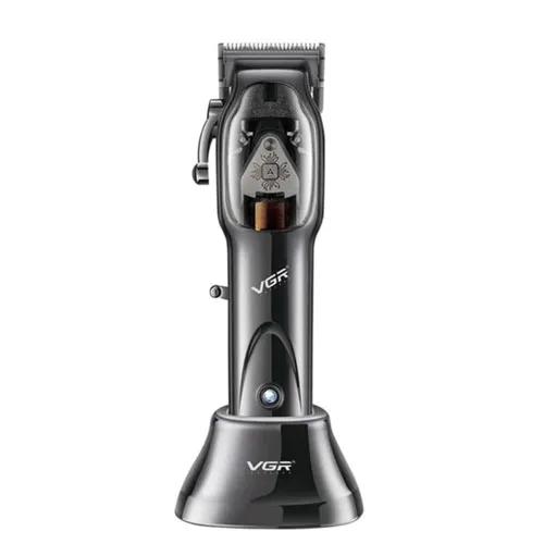 ماشین اصلاح سر وی جی آر همراه پایه شارژ مدل VGR V-653 — تصویر ۱