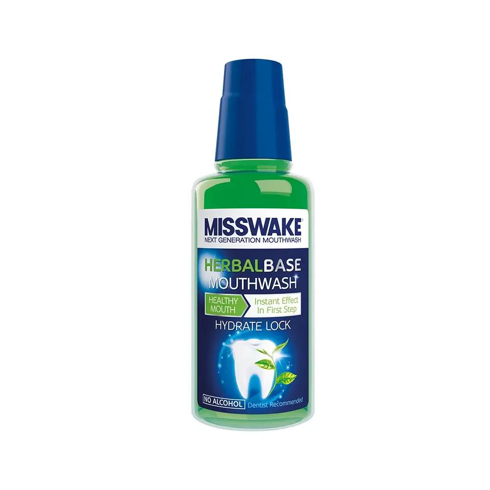 دهان شویه گیاهی میسویک مدل Herbal Base حجم 400 میلی لیتر