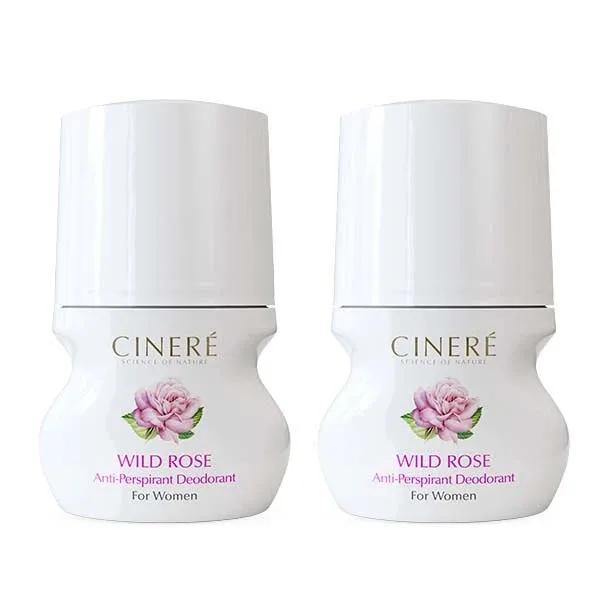 رول ضد تعریق سینره مدل Wild Rose حجم 50 میلی لیتر مجموعه 2 عددی
