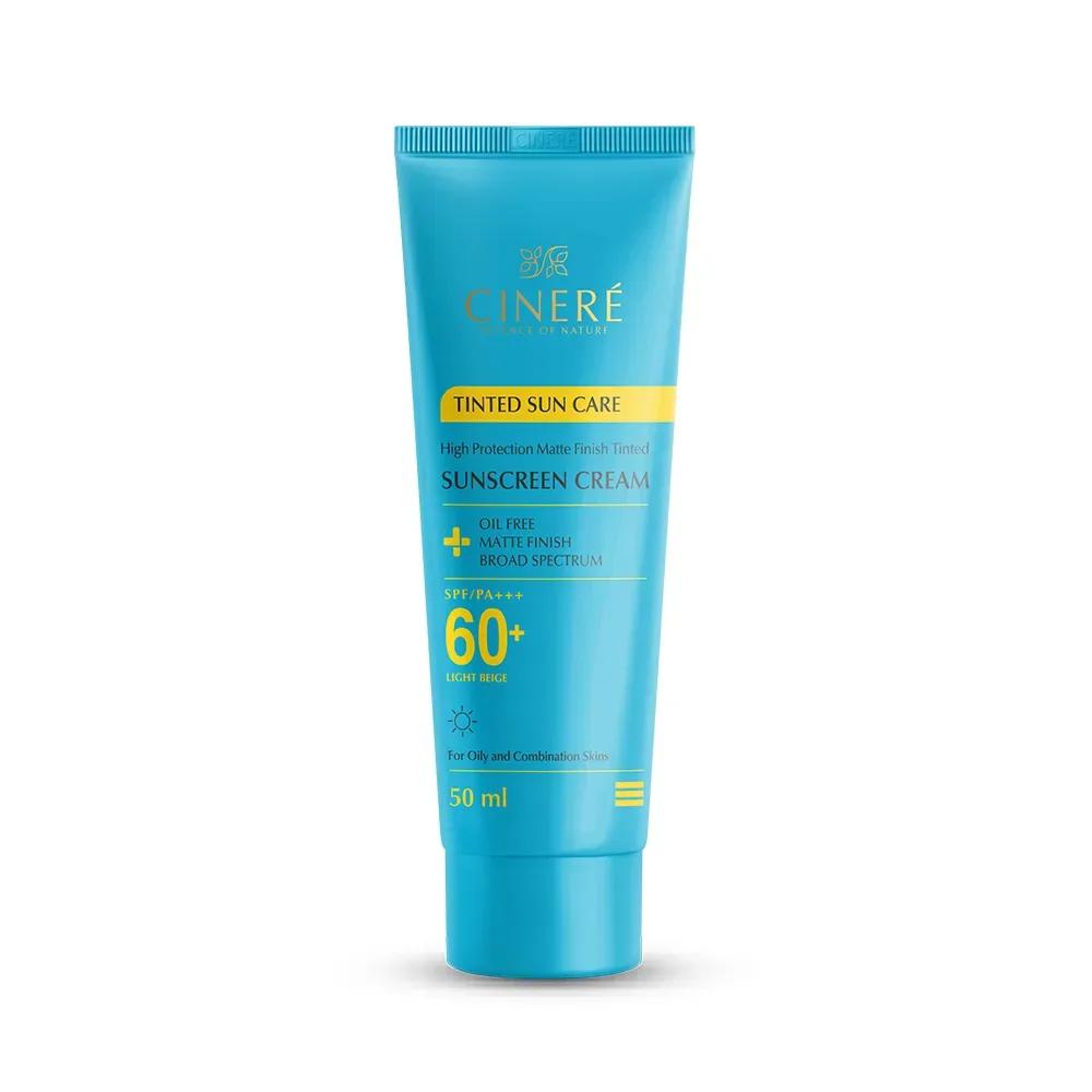 کرم ضد‌آفتاب رنگی +SPF60 – مناسب پوست‌های چرب و جوش‌دار سینره