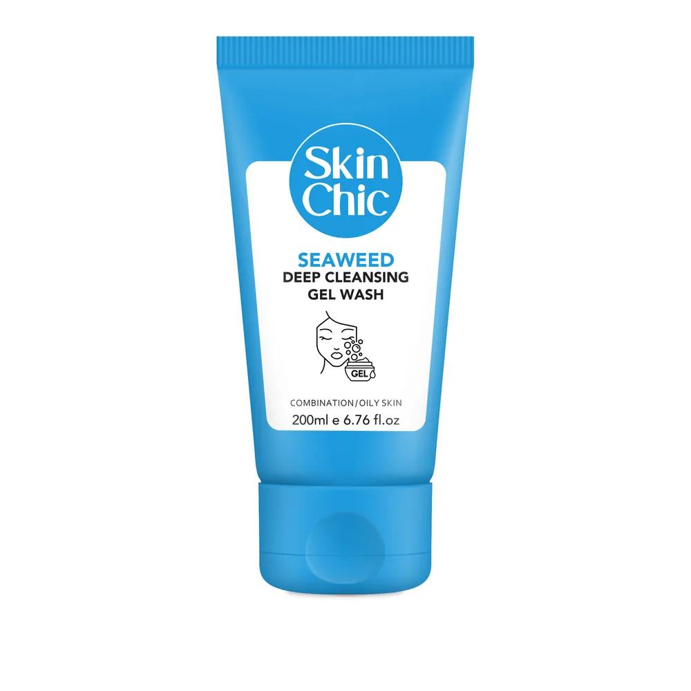 ژل شستشوی تمیز کننده عمقی حاوی عصاره جلبک دریایی _ 200ml _ اسکین شیک لایسل