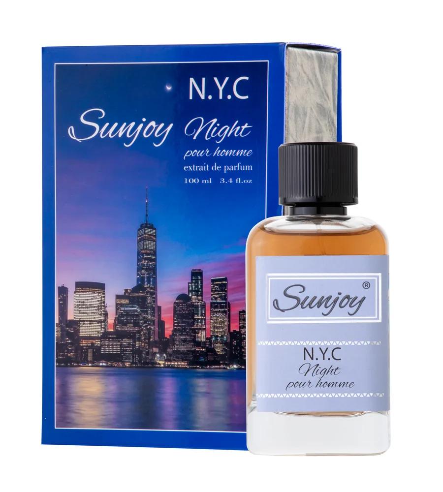 اکستریت د پرفیوم مردانه سانجوی نیویورک سیتی نایت SUNJOY N.Y.C NIGHT EXTRAIT DE PARFUM 100ML MEN
