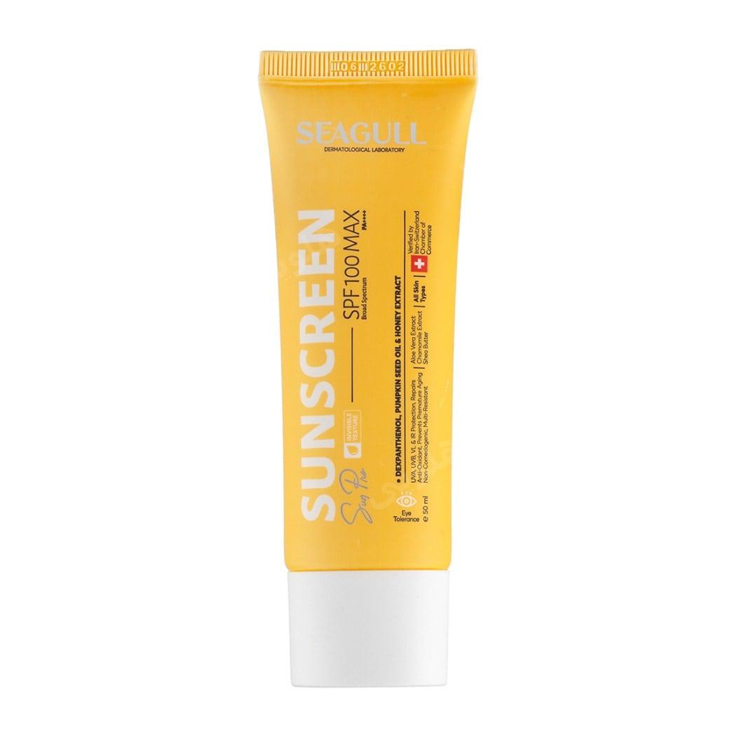 کرم ضد آفتاب بی رنگ با SPF100 مناسب انواع پوست حجم 50 میلی لیتر