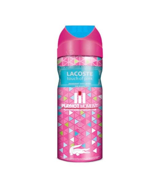 اسپری دئودورانت زنانه Lacoste Touch Of Pink 2 حجم 200میل