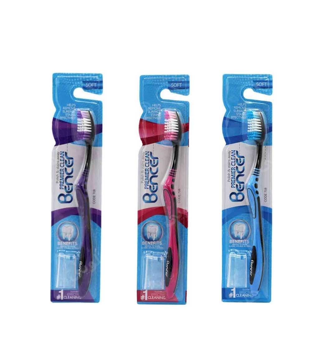 مسواک مدل Premier Clean با برس نرم کد 708