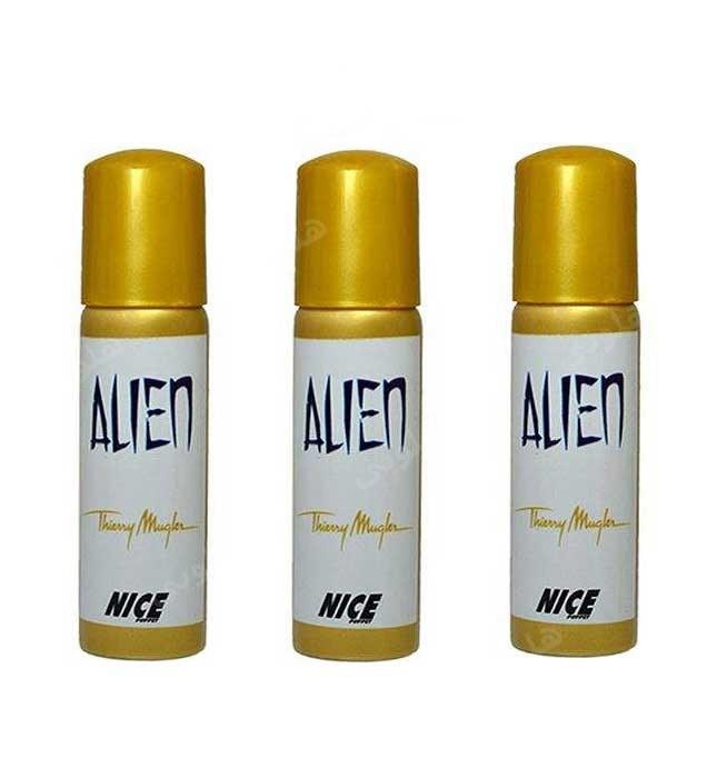 ادوکلن جیبی زنانه مدل Alien حجم 30 میل مجموعه 3 عددی