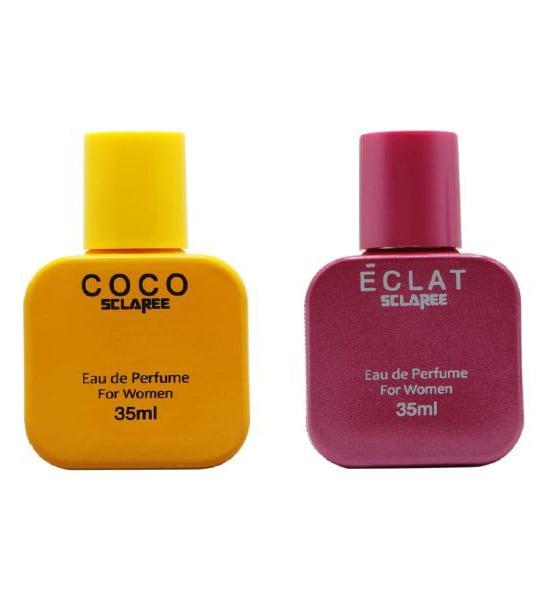 عطر جیبی زنانه مدل Coco حجم 35 میل به همراه عطر جیبی زنانه مدل Eclat حجم 35 میل