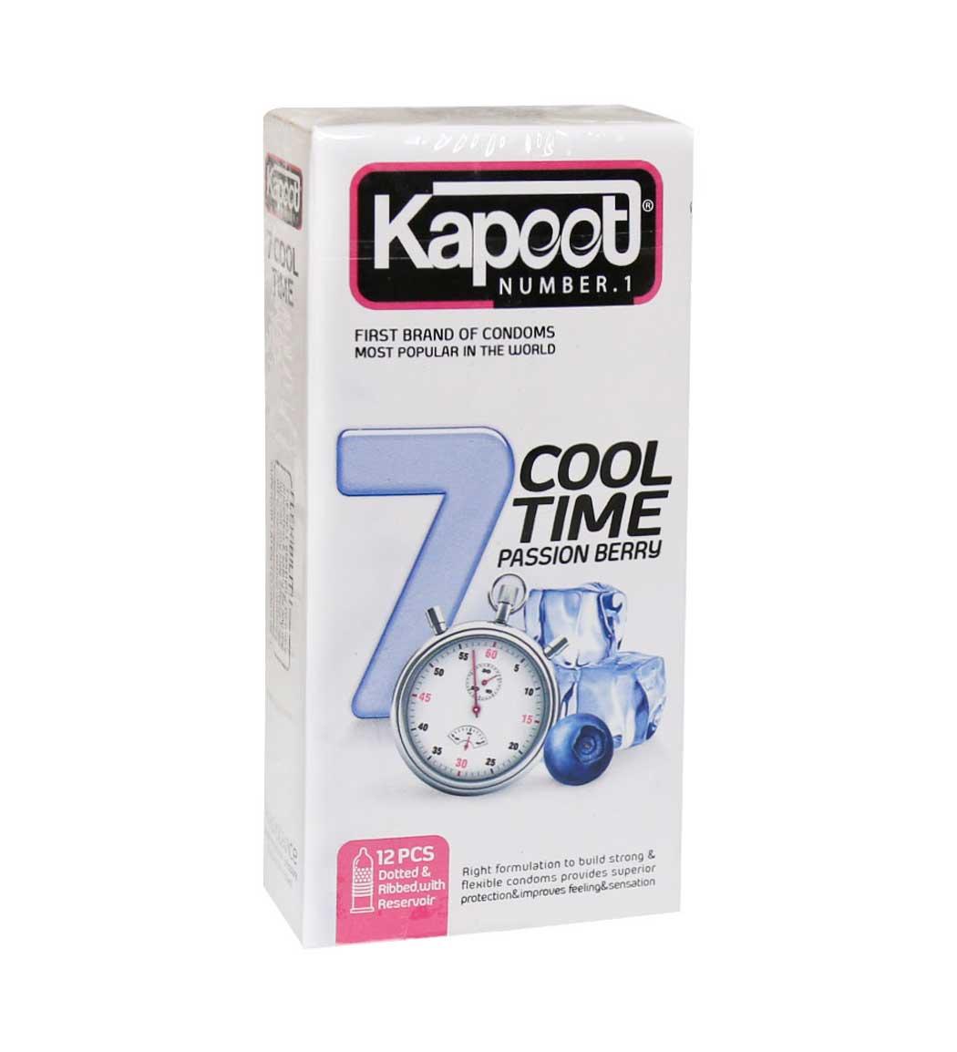 کاندوم مدل 7Cool Time بسته 12 عددی