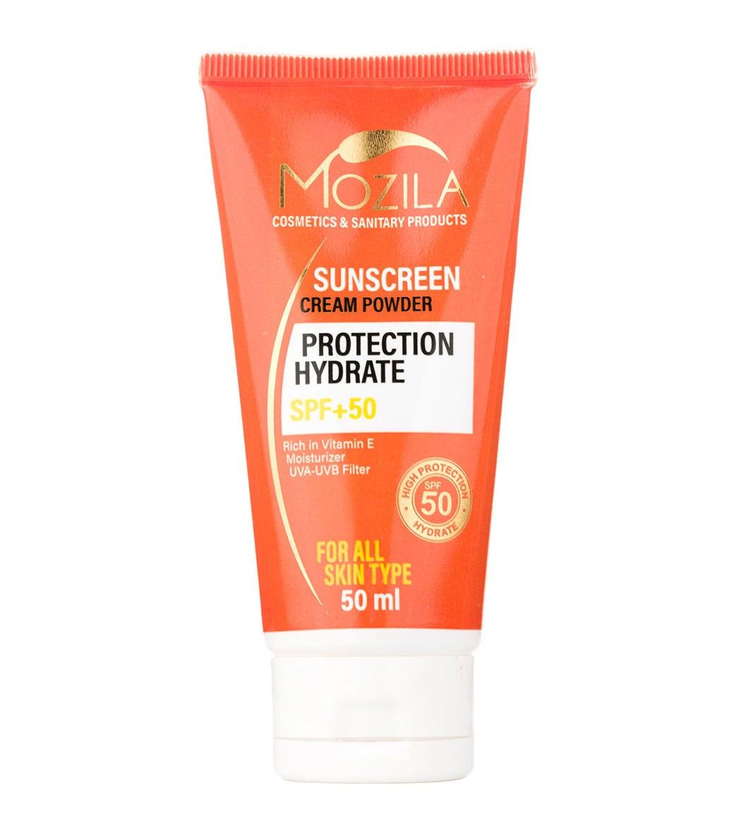 کرم ضد آفتاب spf50 کرم پودری 50میل