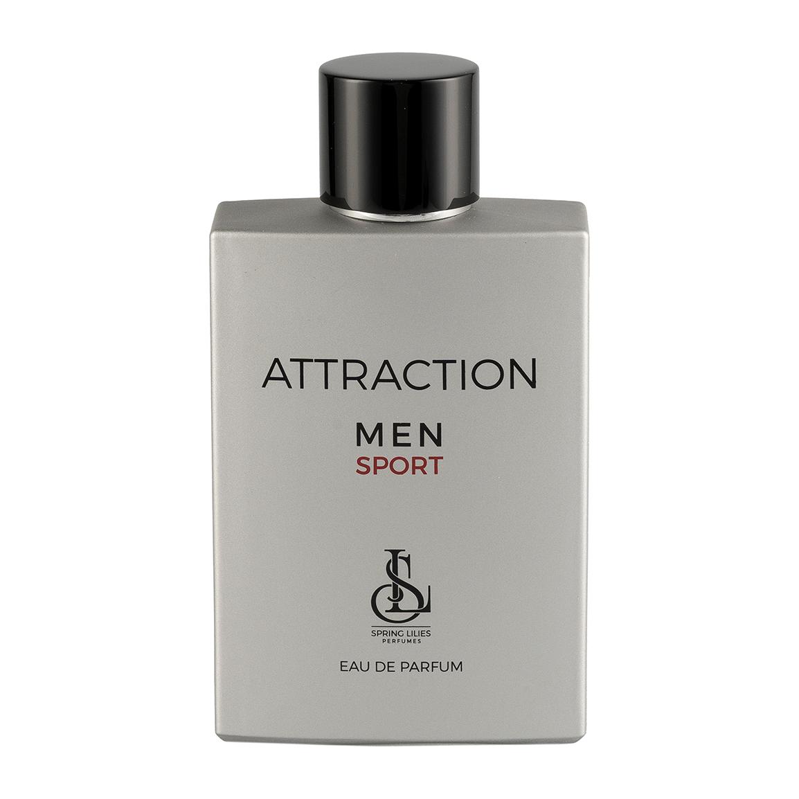 ادو پرفیوم مردانه مدل Attraction Men Sport حجم 100 میلی لیتر با پکیج Soft