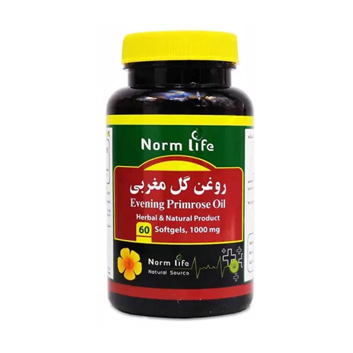 سافت ژل ایوینینگ پرایم رز اویل (روغن گل مغربی) بسته 60 عددی