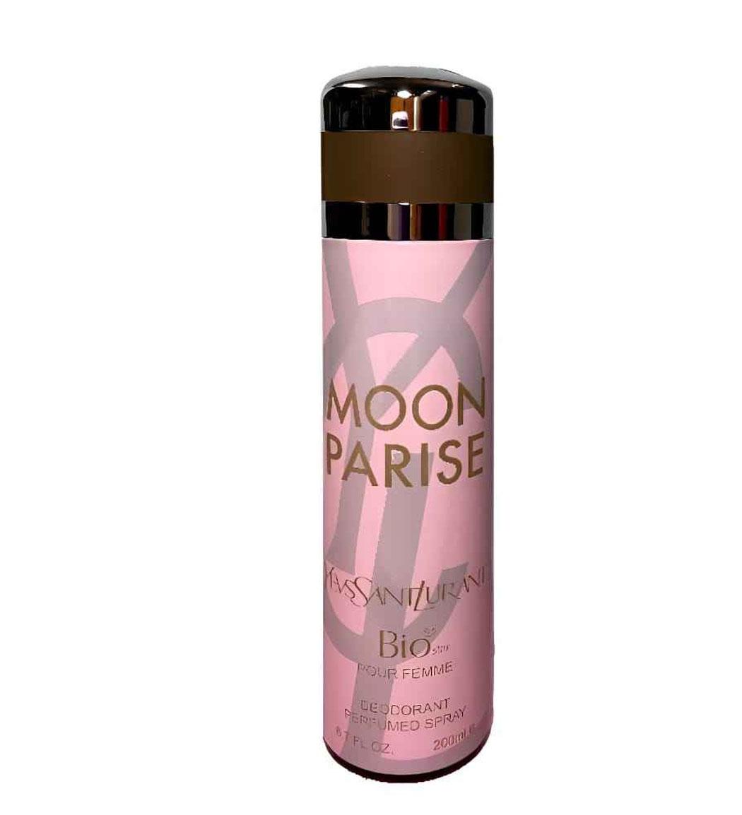 اسپری بدن زنانه بیو استار مدل Moon Parise حجم 200 میلی لیتر