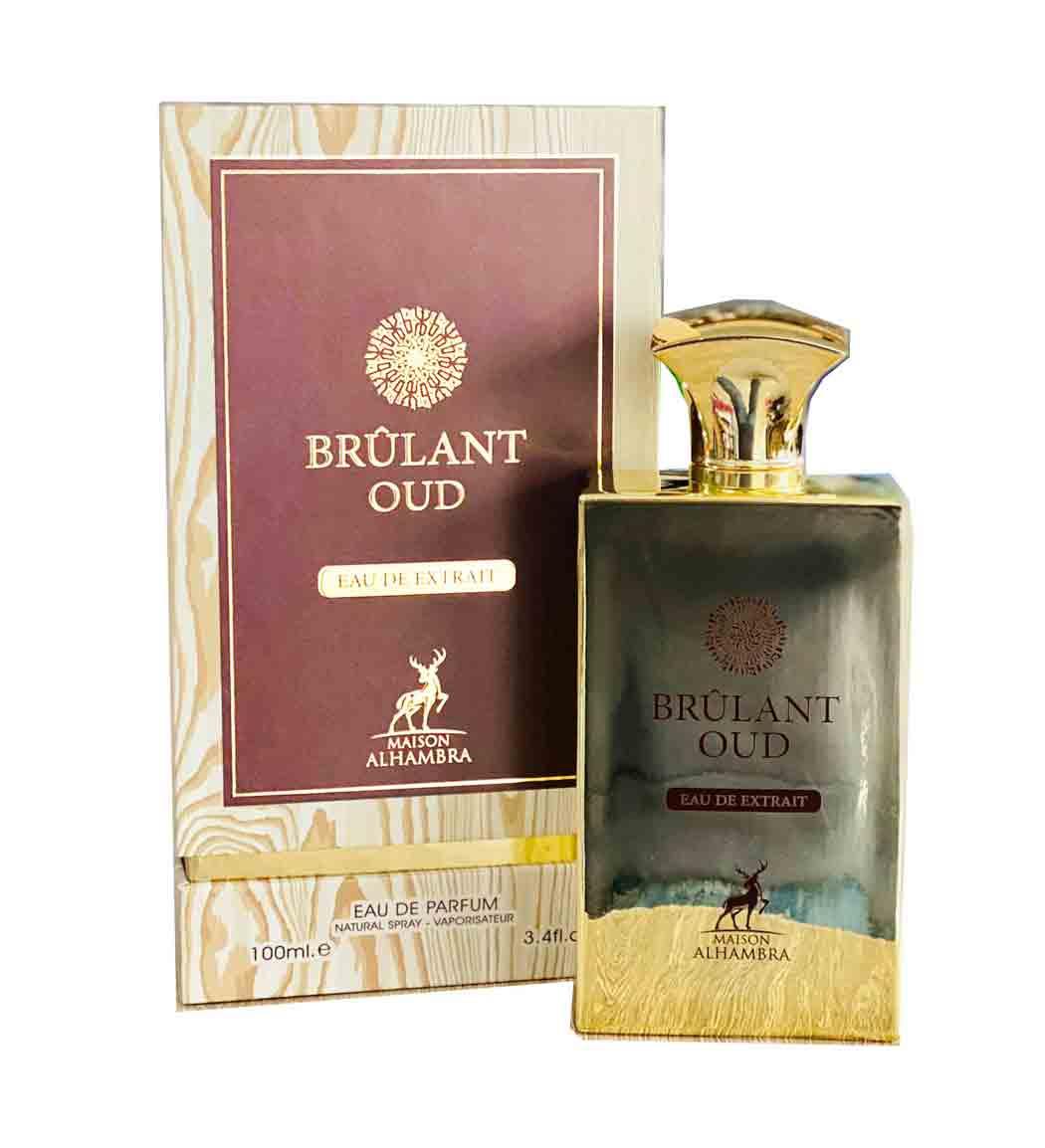 ادو پرفیوم مردانه مدل Brulant oud حجم 100میل