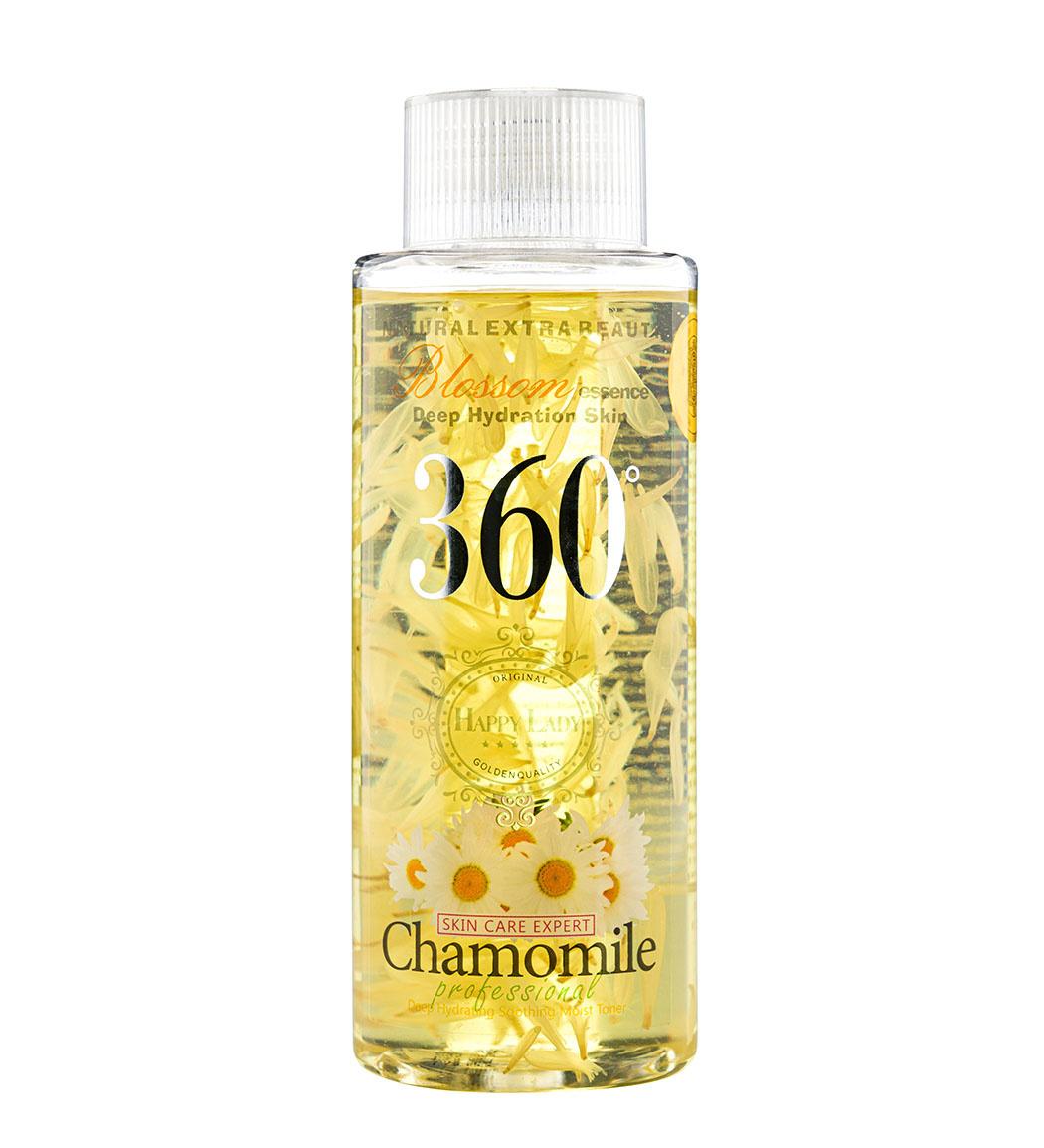 تونر پاک کننده آرایش صورت 360 مدل Chamomile حجم 250میل