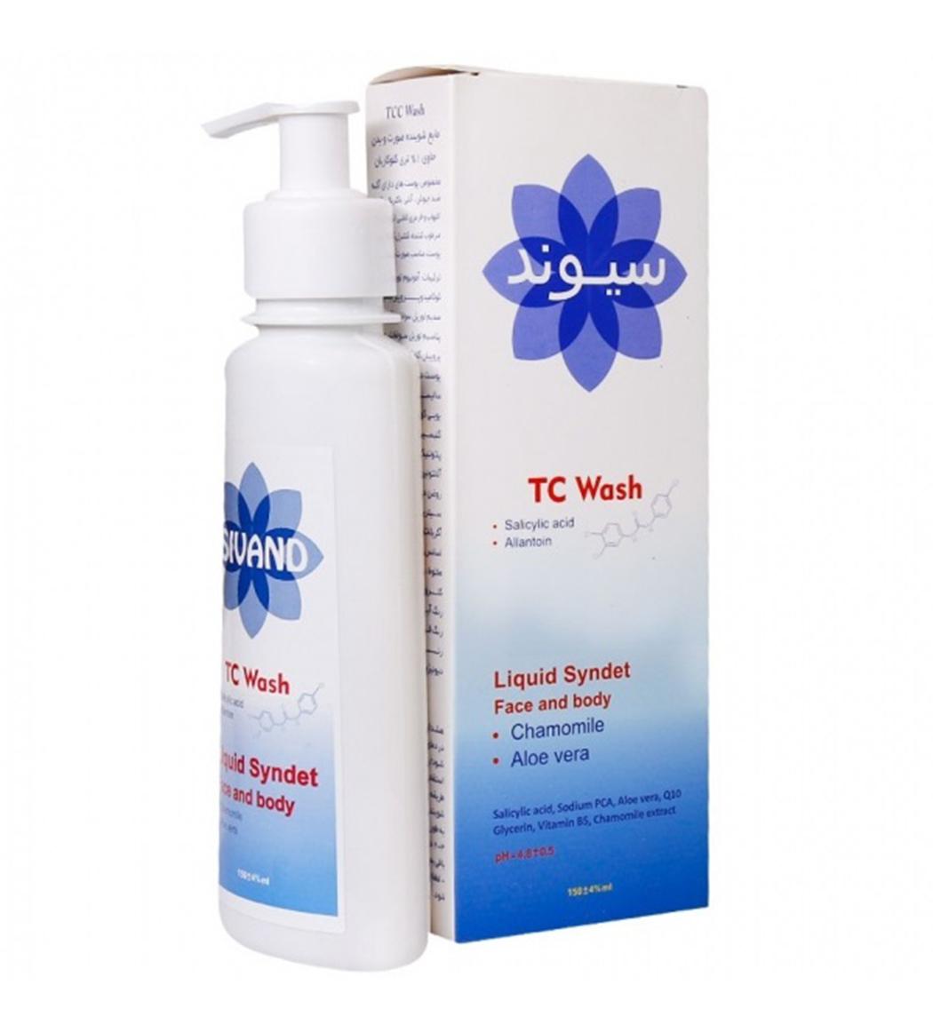 مایع شوینده صورت و بدن حاوی 1% تری کلوکاربان 150 میلی لیتر